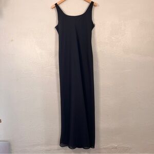 Vintage Hampton Nites Black Maxi Dress